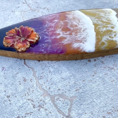 Sunset Hibiscus Surfboard