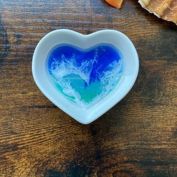 Ceramic Heart Ring Dish – Pigment
