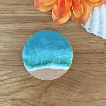 Turquoise Ocean Hand Mirror